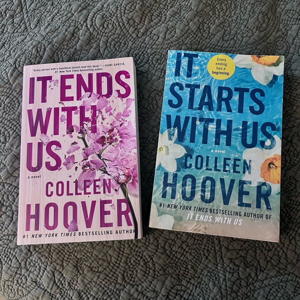 Coffee Table Book Set - Purple and Blue